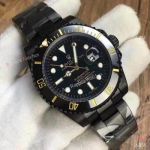 High Quality Rolex Submariner Black Ceramic Replica Replica Watch w/ Gold Number